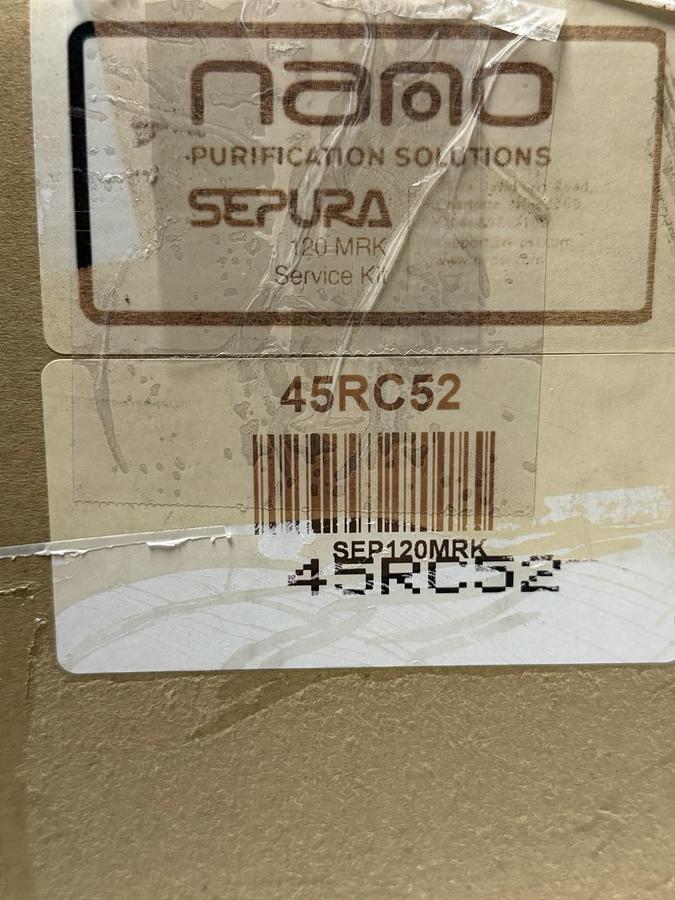 Used NANO SEPURA Maintenance Kit: Service Kit, SEP120MRK NSMP 120 MRK