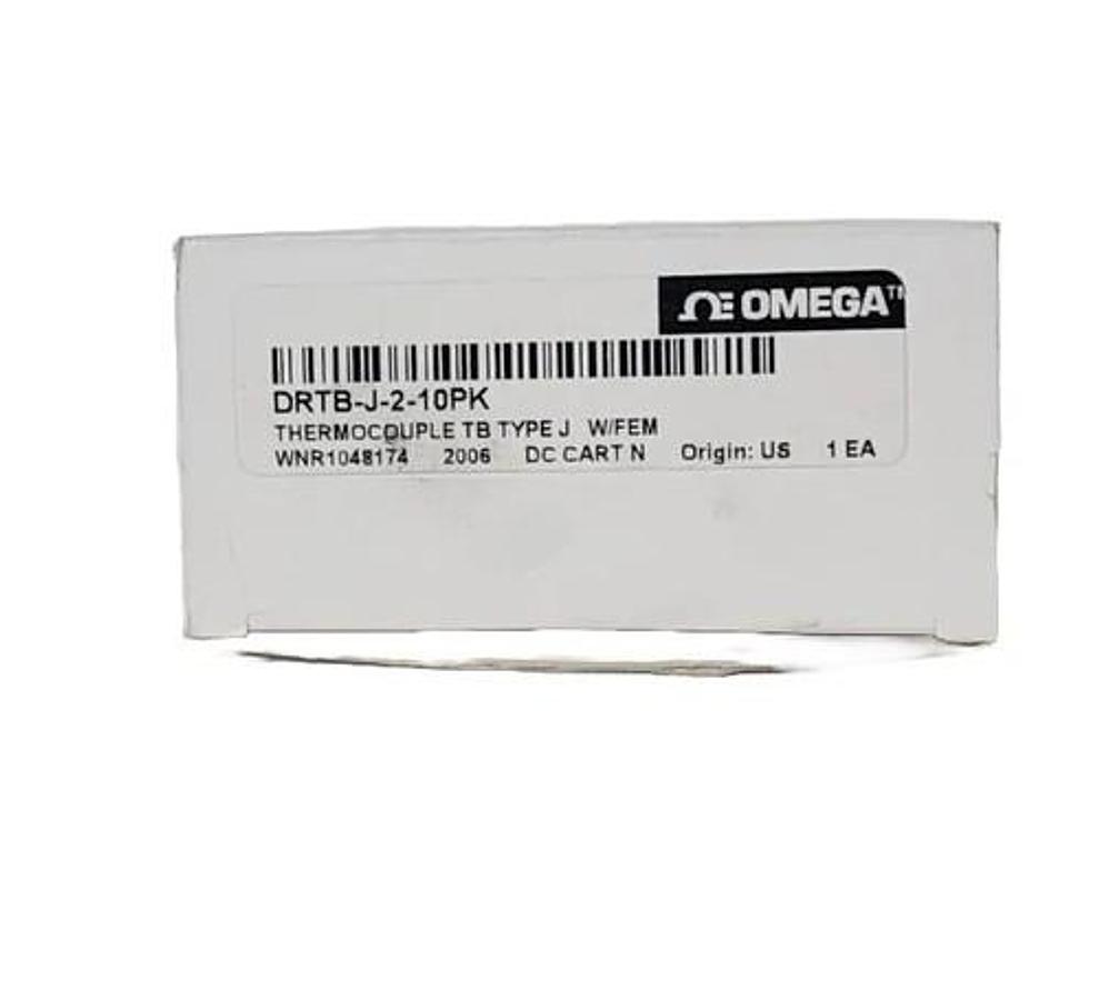 Used LOT OF 3 NIB OMEGA DRTB-J-2-10PK THERMOCOUPLES TB TYPE J W/FEM