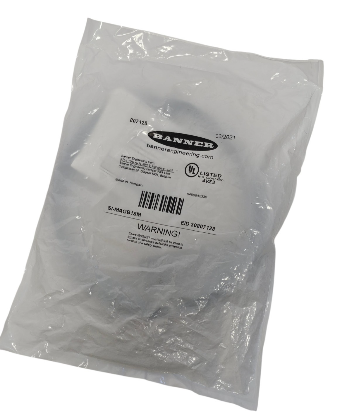 NEW BANNER SI-MAGB1SM MAGNETIC SWITCH 807128 NSFP