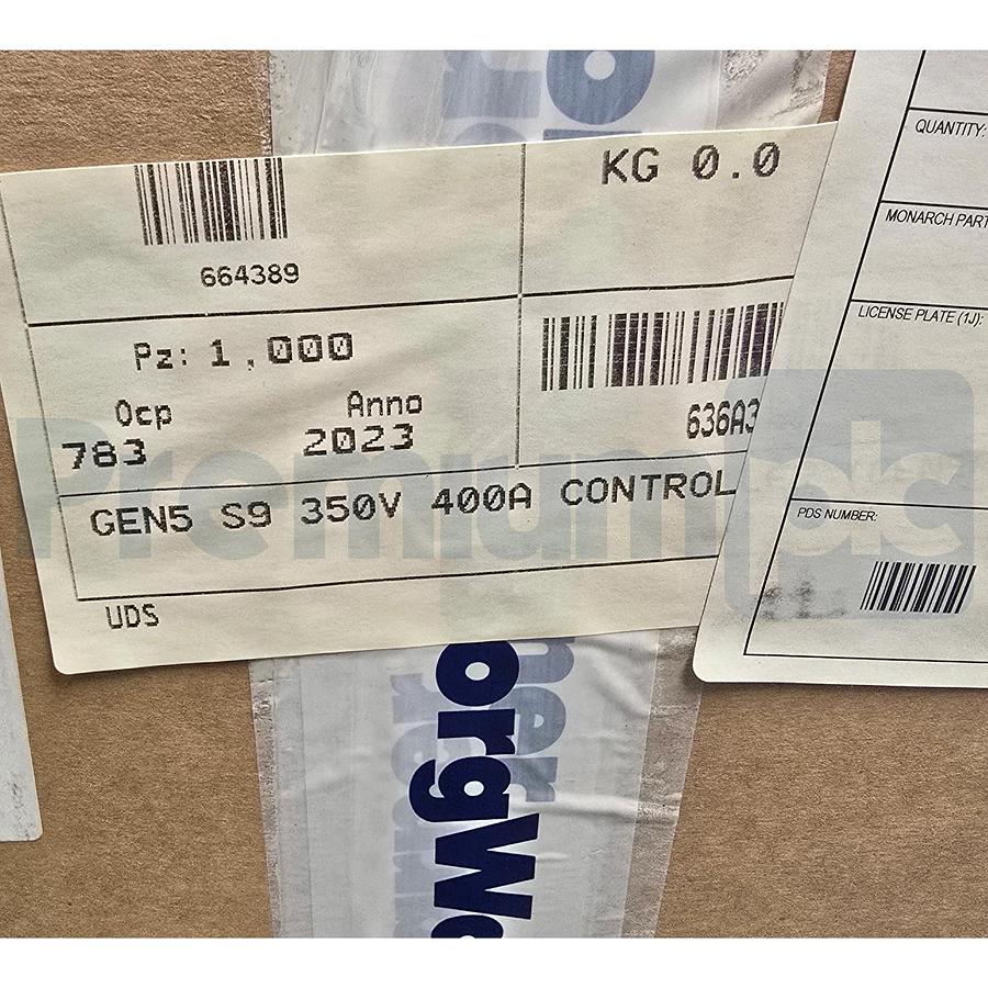 Used BorgWarner 636A34901 F/W V1.3 Sevcon Gen5 Size 9 Motor Controller | 350VDC 400A