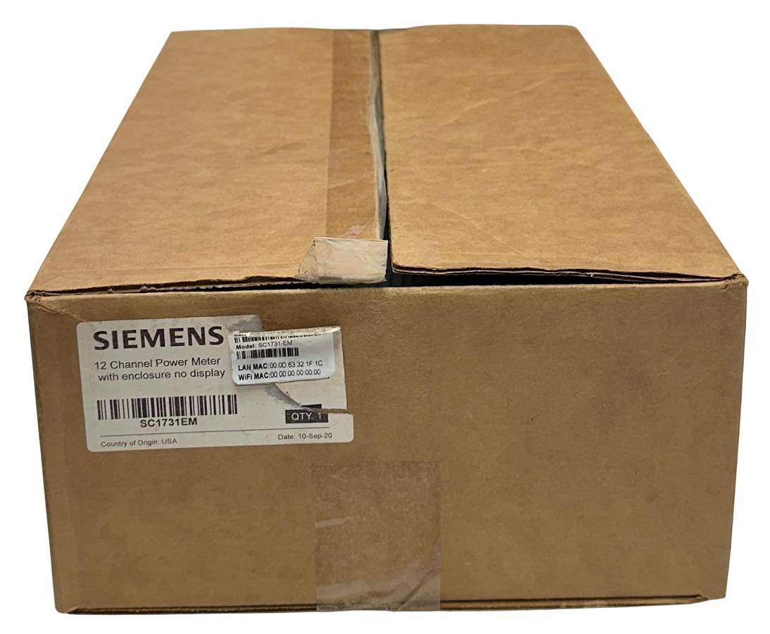 Used SIEMENS SC1731-EM / MD-12HD NETWORKED METERING SYSTEM 12-CHNL POWER METER NSMP