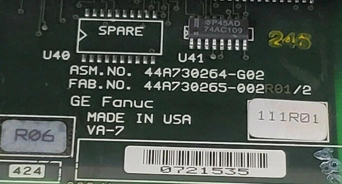 Used GE FANUC IC693CMM311G COMMUNICATIONS CONTROL MODULE (DAMAGED COVER)