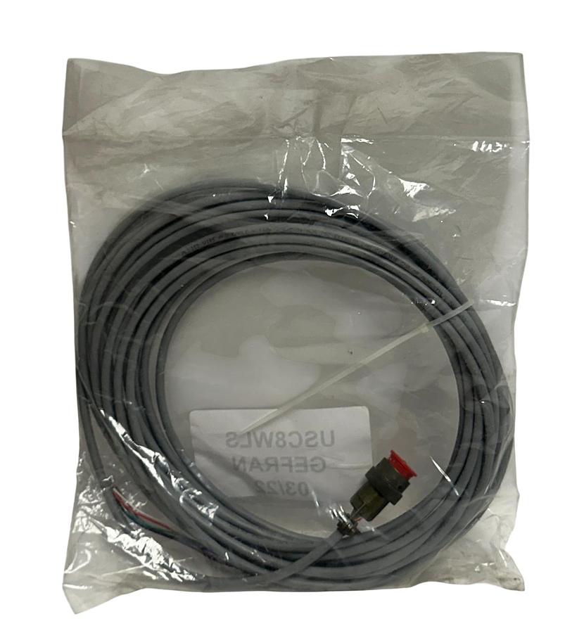 GEFRAN USC8WLS ACCESSORY CABLE ASSEMBLY 6-PIN MATING FEMALE CONNECTOR 25' NSFS
