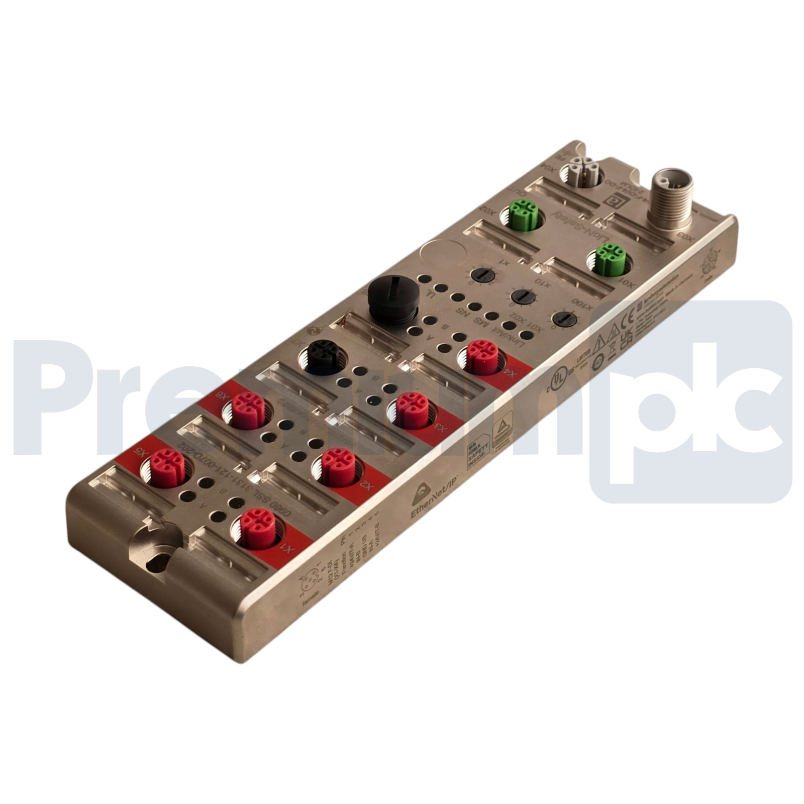 Used Lumberg 0980 SSL 3131-121-007D-202 EtherNet/IP | CIP Safety I/O Module 935023001