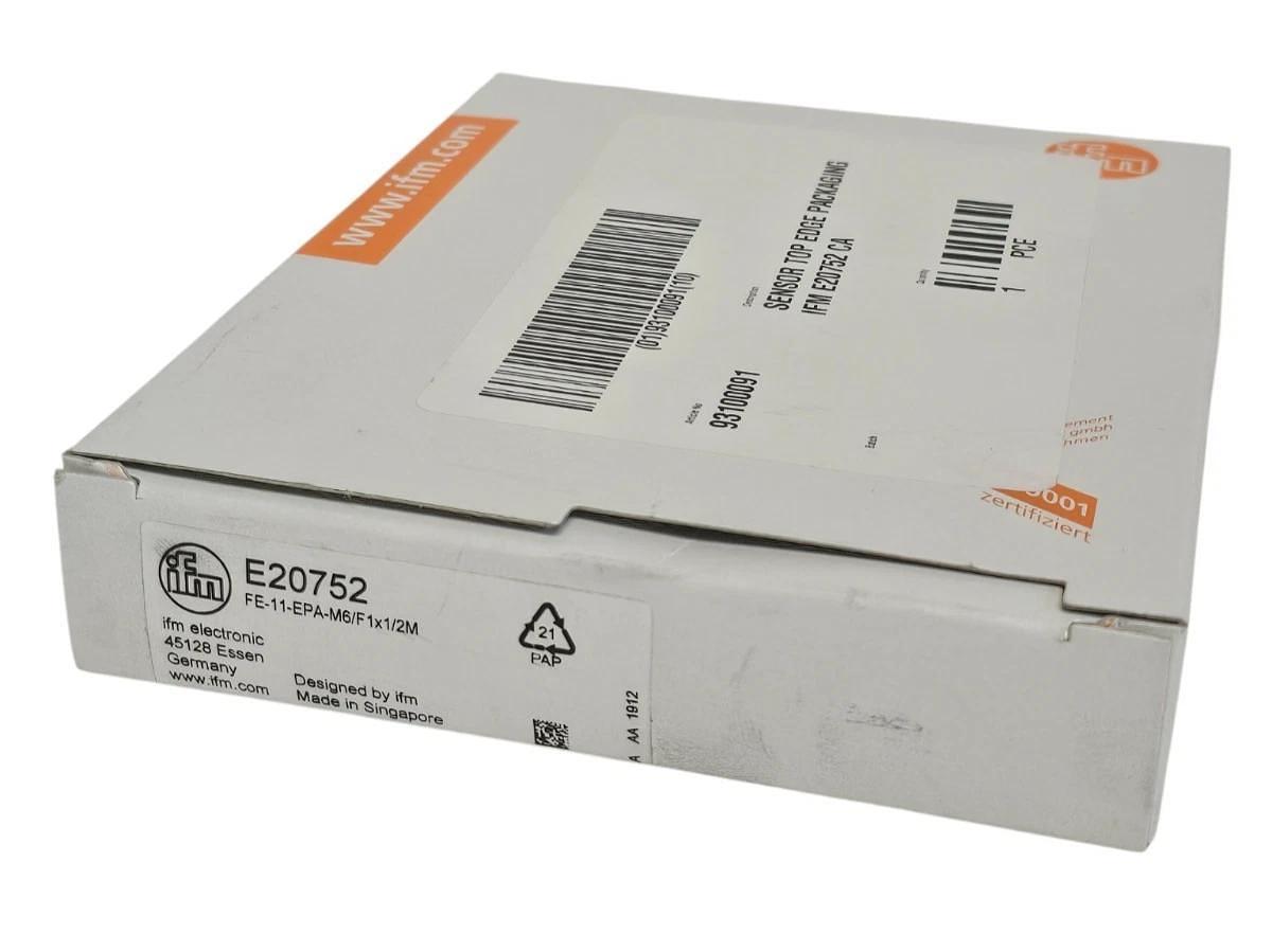 Used NIB IFM FE-11-EPA-M6/F1X1/2M FIBER OPTIC THROUGH BEAM SENSOR E20752