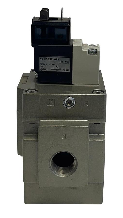 Used SMC NVG342-5DZ-04NA / NVG3425DZ04NA SOLENOID VALVE 24VDC COIL VG/VGA USNP