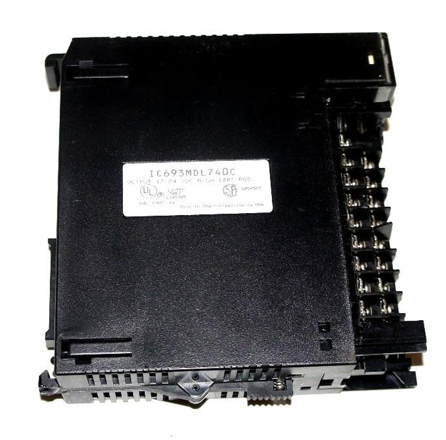 Used GE FANUC IC693MDL740C OUTPUT MODULE 12-24 VDC, 0.5 A, 16 PT, MISSING DOOR