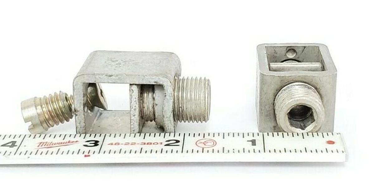 Used LOT OF 2 WESTINGHOUSE T225LA TERMINAL LUGS, 6 TO 350 MCM