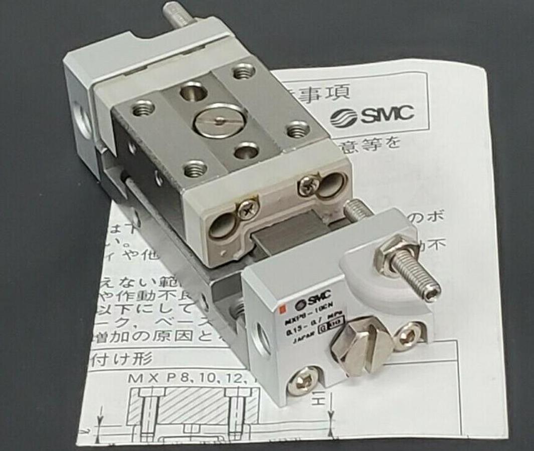 Used NEW SMC MXP8-10CN SLIDE TABLE CYLINDER MXP810CN