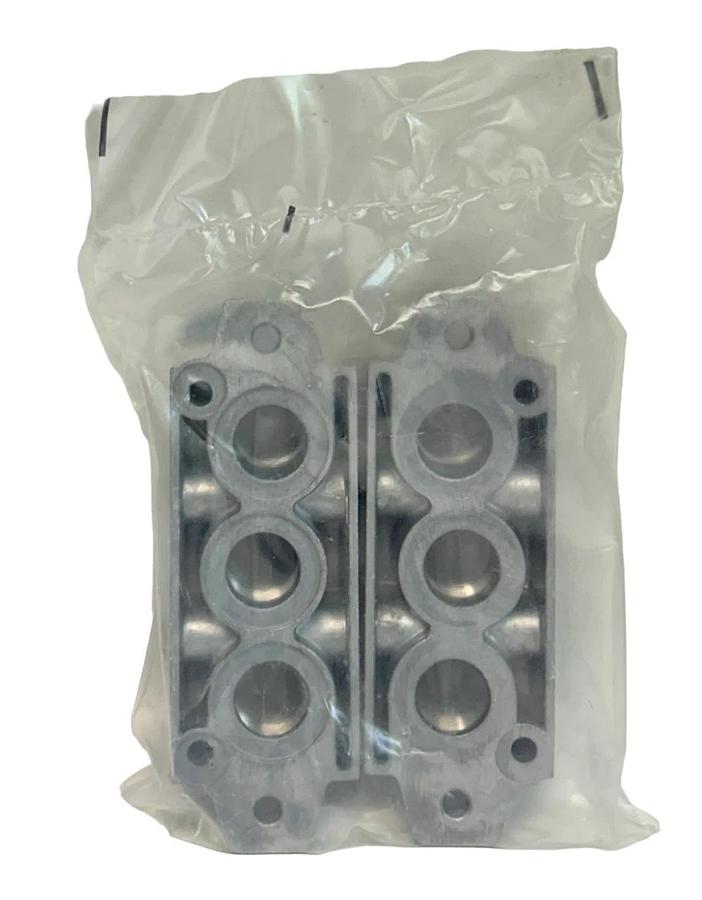 Used NEW SEALED FESTO NEV-2DA/DB-ISO / 11306 ALUMINUM END PLATE KIT G1/2 NSFS