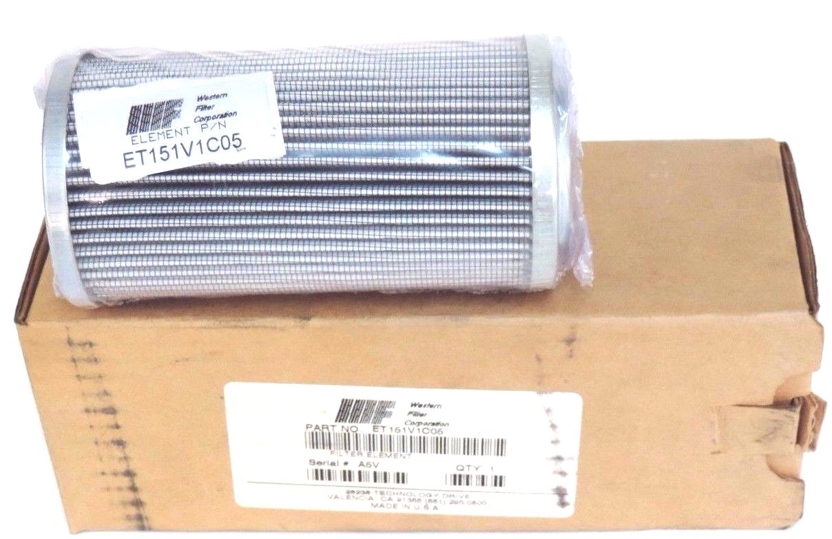 NIB WESTERN FILTER CORP. ET151V1C05 FILTER ELEMENT