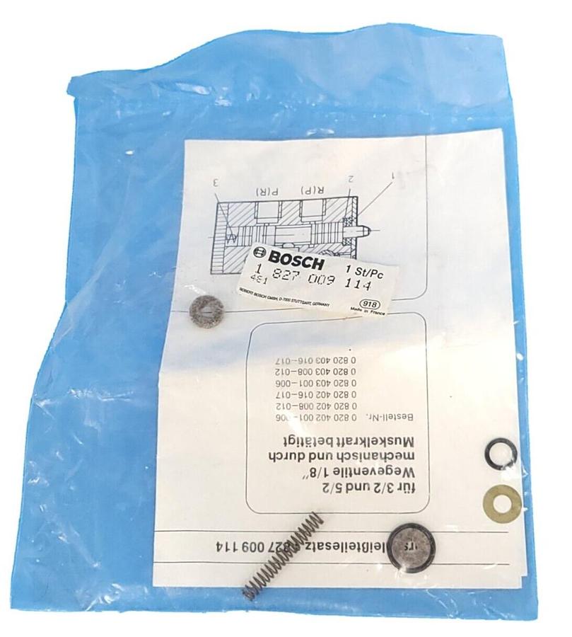 Used NEW BOSCH 1-827-009-114 PNEUMATIC VALVE REPAIR KIT 1827009114