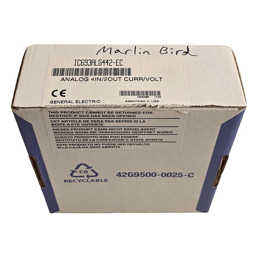 GE FANUC IC693ALG442-EC 90/30 ANALOG 4IN/2OUT CURR/VOLT MODULE IC693ALG442 NSMP
