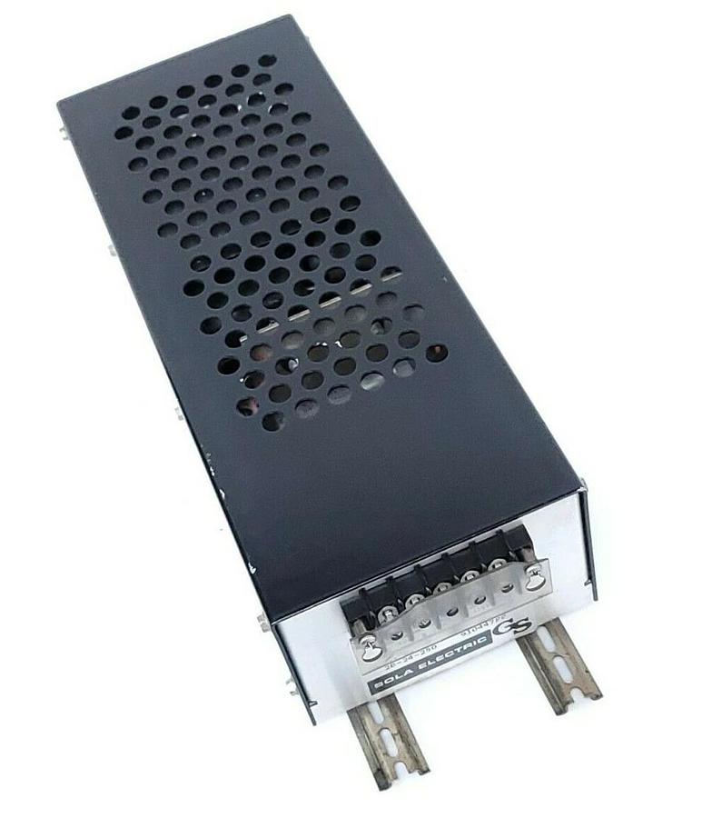 Used SOLA ELECTRIC 28-24-250 POWER SUPPLY 24VDC 5A 2824250