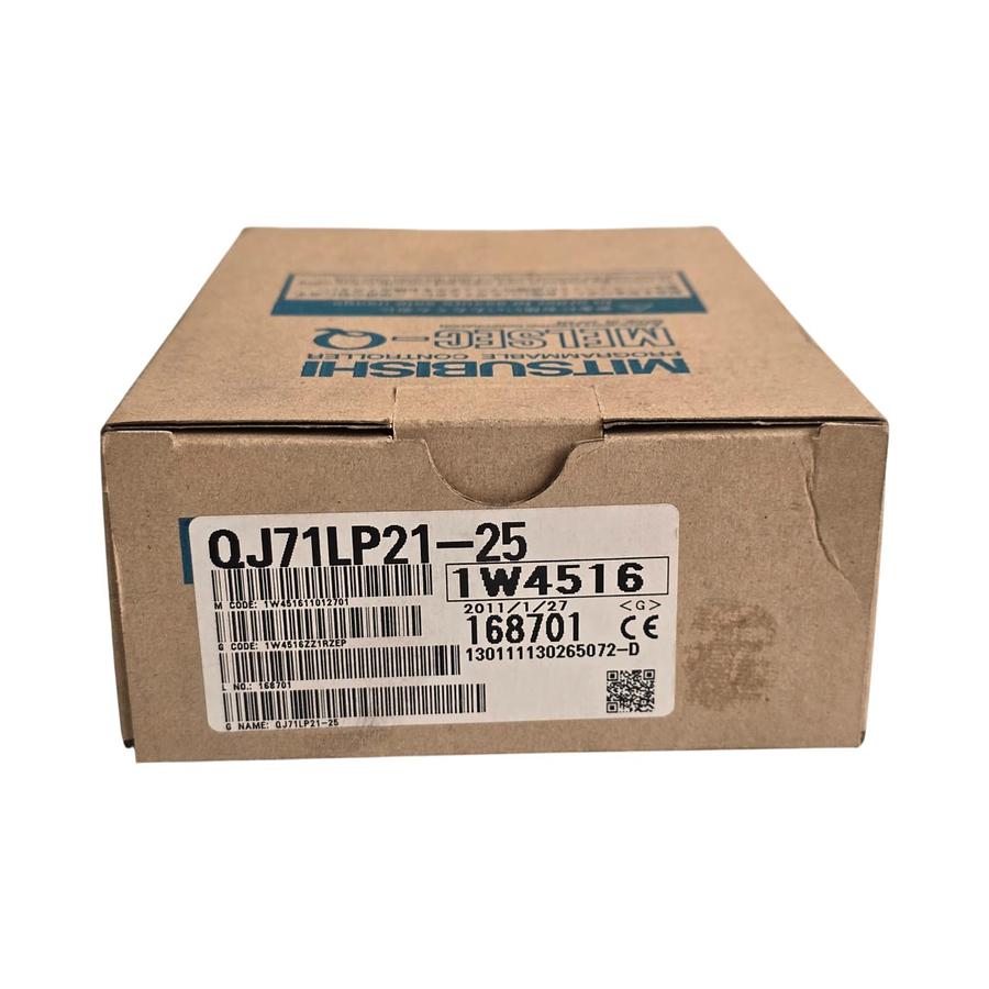 Used MITSUBISHI ELECTRIC QJ71LP21-25 MELSEC-Q QnU FIBER LINK COMMUNICATION UNIT NSMP