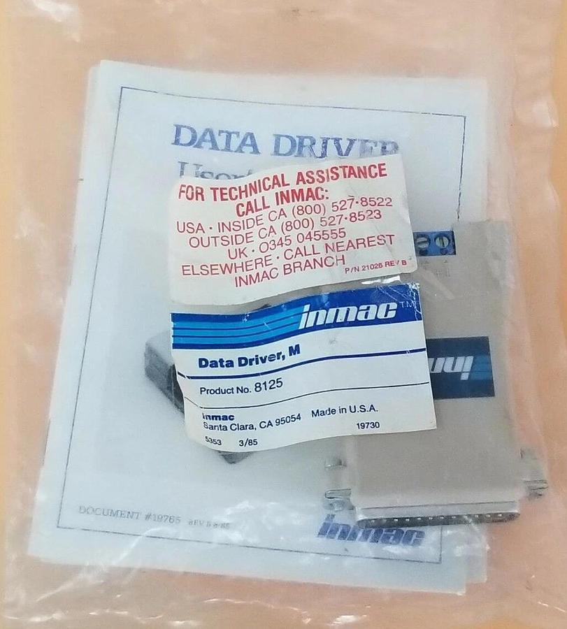 Used NEW INMAC 8125 DATA DRIVER, M