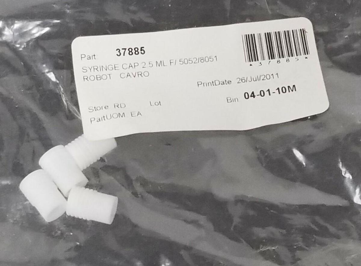 Used LOT OF 4 NEW GENERIC SYRINGE CAPS 2.5 ML F/5052/8051