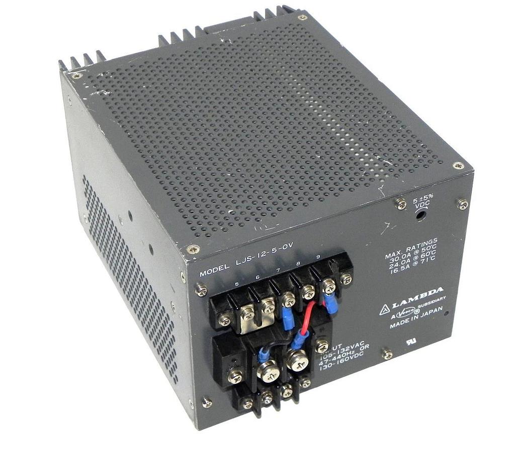 Used LAMBDA LJS-12-5-OV POWER SUPPLY LJS125OV