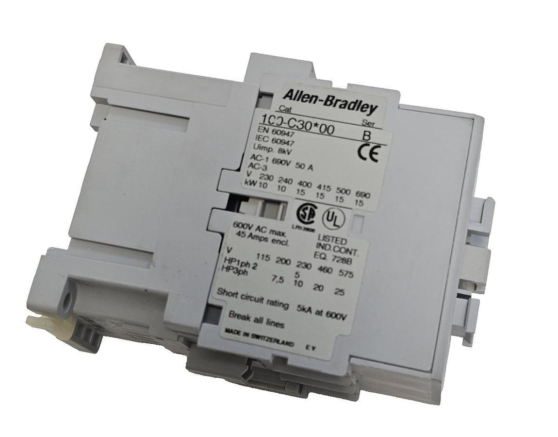 NIB ALLEN BRADLEY 100-C30D01 CONTACTOR 100C30D01 110V50/120V60HZ SER. B NSFP