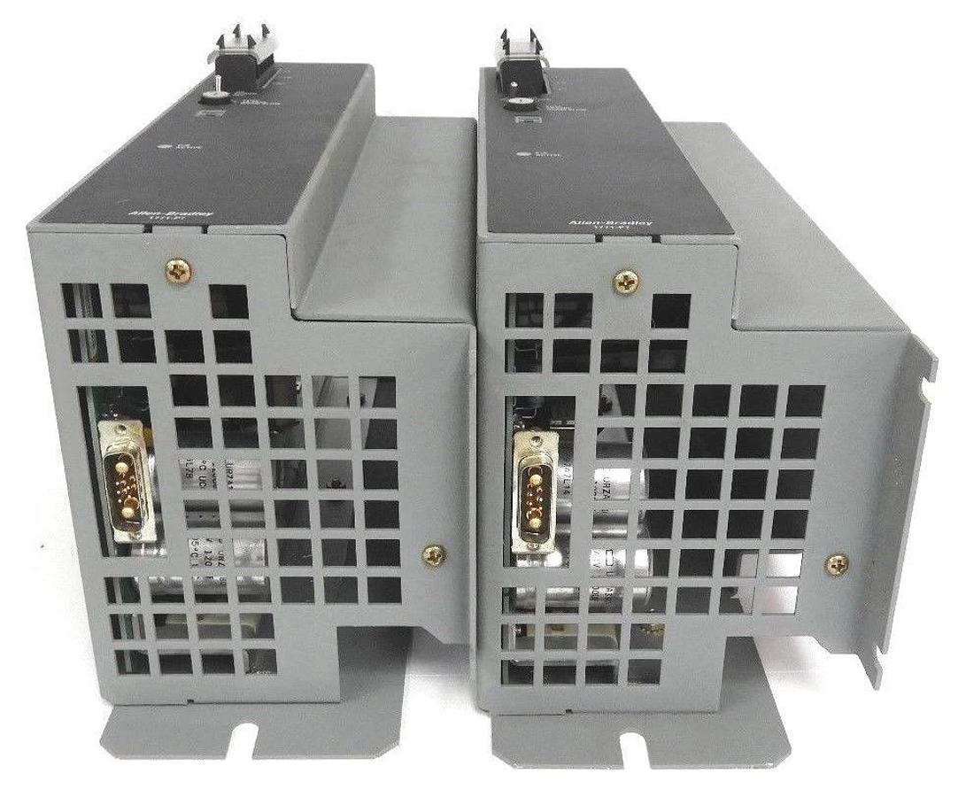 Used LOT OF 2 ALLEN BRADLEY 1771-P7 D POWER SUPPLIES 120/220V SER. D REV. A02