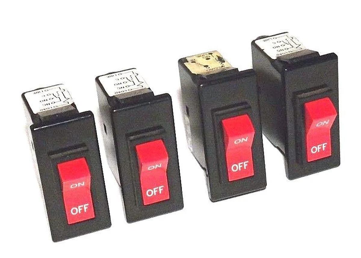 Used LOT OF 4 AIRPAX 203-1-2-63-502-3-1 CIRCUIT BREAKER 5A, 250VAC, 203126350231