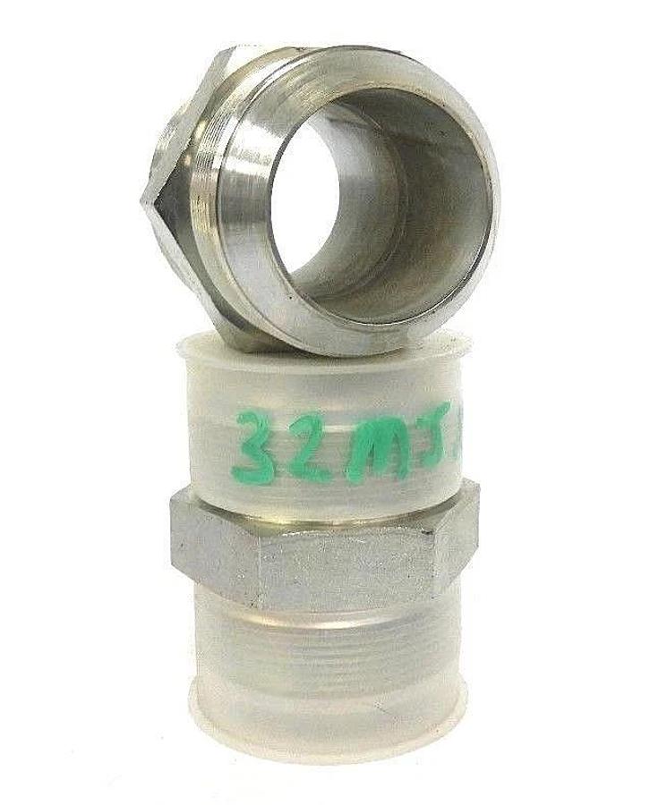 LOT OF 2 NEW EATON AEROQUIP SMA-32 STRAIGHT HOSE ADAPTERS 2-1/2"-12