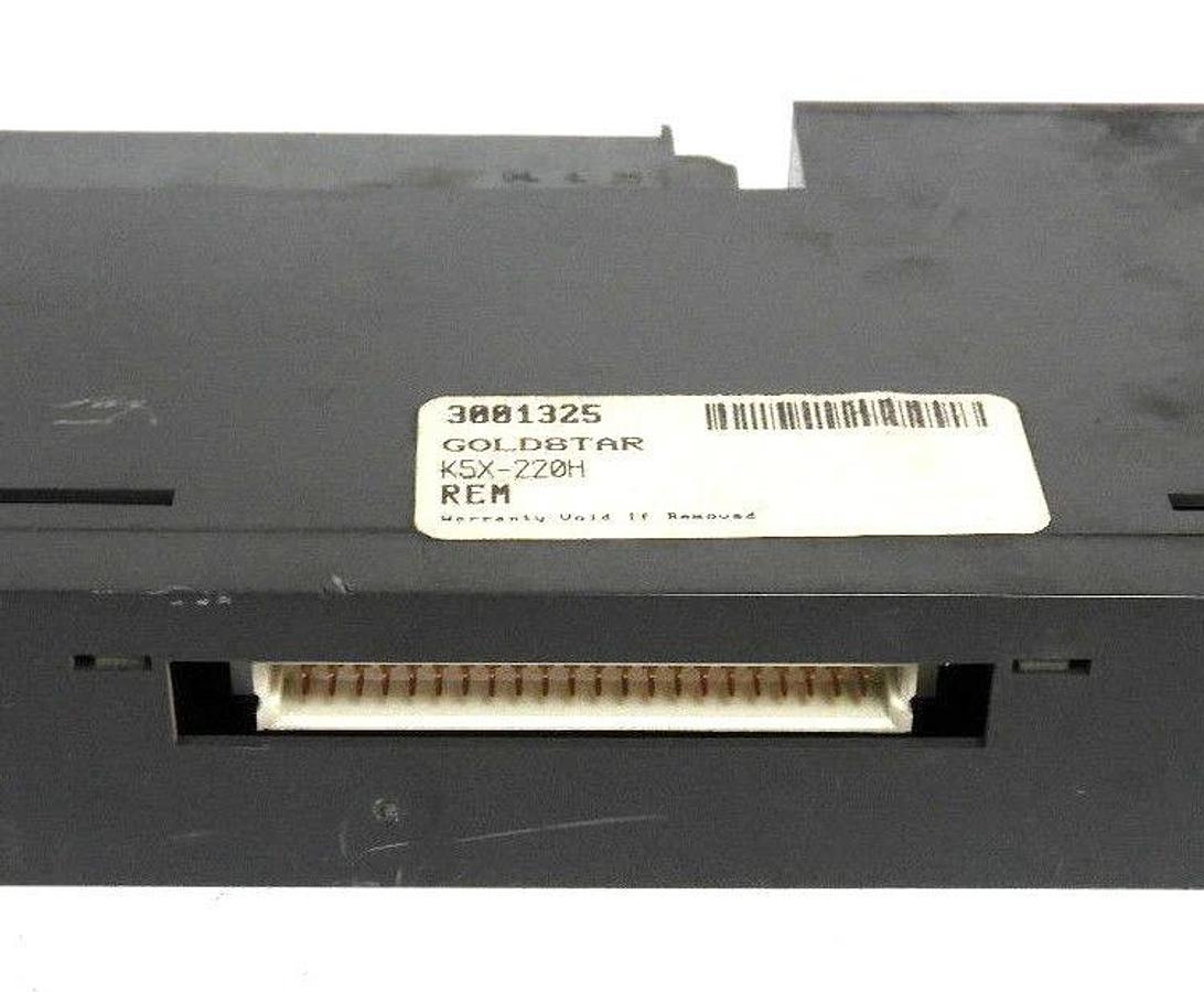 Used GOLDSTAR MASTER-K500 INPUT MODULE K5X-220H, 110VAC, 15MSEC