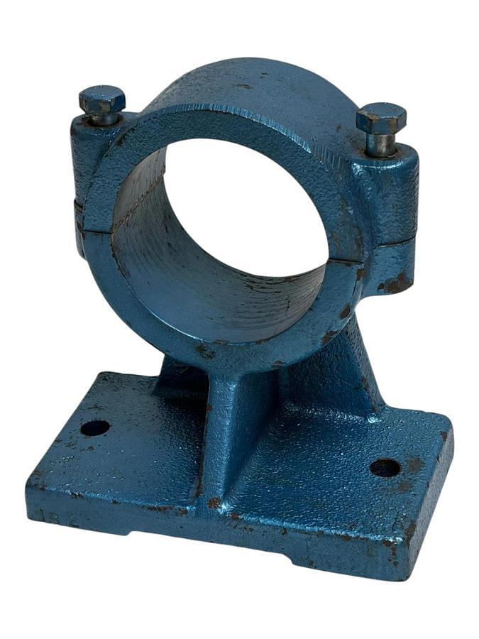Used Vintage Heavy-Duty Cast Iron Split Pillow Block Bearing Housings P30167 A - Pair