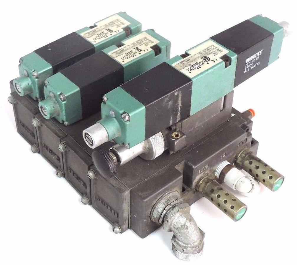Used NUMATICS 081SS615M000048S61, 081SS615M048S61 SOLENOID VALVES W/ 081RS115J046F00