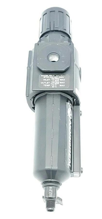 Used NORGREN EXCELON B73G-2AK-QD1-RMN FILTER/REGULATOR 1/4 NPT