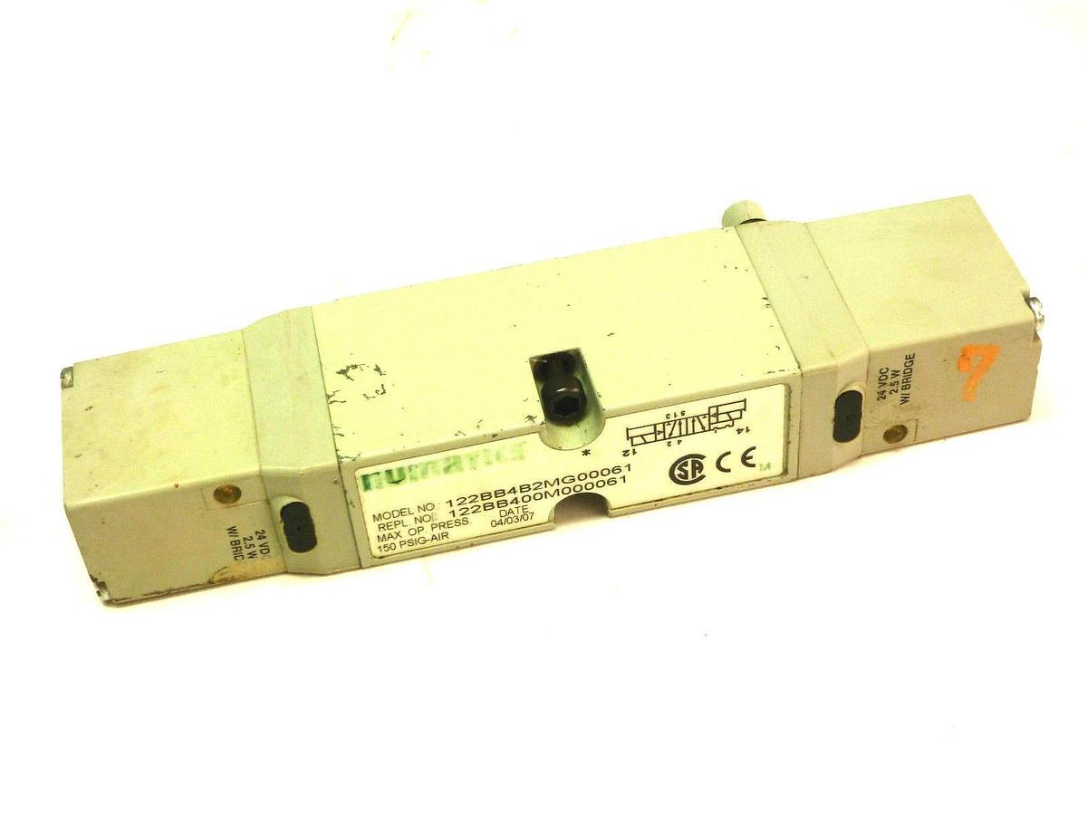 Used NUMATICS 122BB4B2MG00061 150 PSIG-AIR ISO15407 S/B DBL PLGN 1/4G