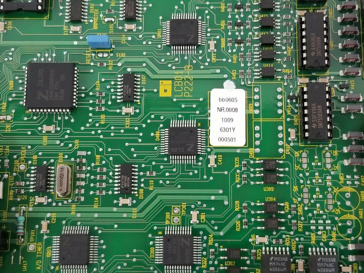 Used GLUNZ & JENSEN 6301Y-000501 CPU-PCB LCB 01 W/O E-prom 083-06052 (REPAIRED)