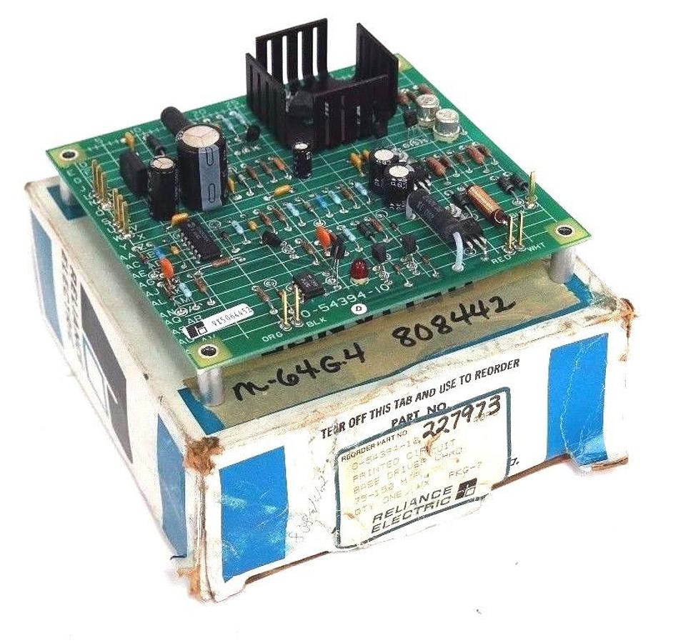 Used NIB RELIANCE ELECTRIC 0-54394-10 PC BOARD BASE DRIVER 05439410 VX5064452
