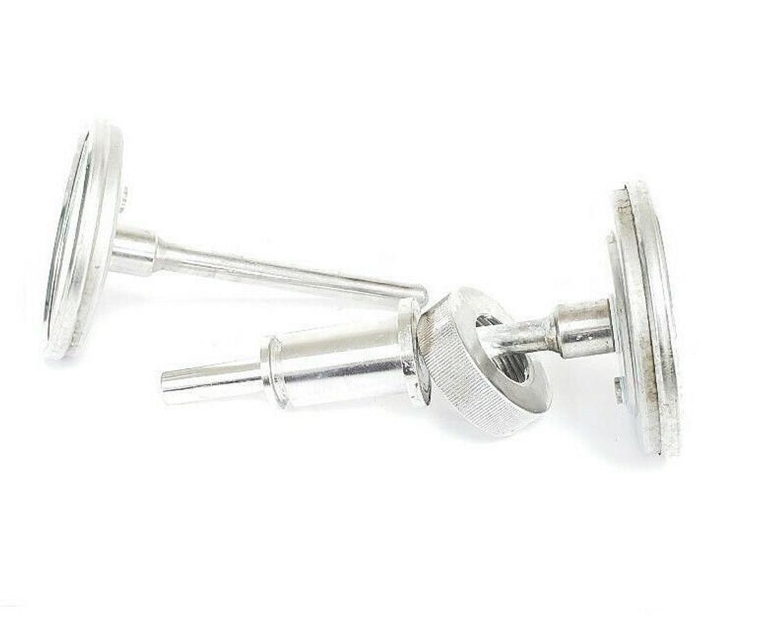 Used LOT OF 2 JUMO 0-160 DEGREE CELSIUS PROBE THERMOMETERS