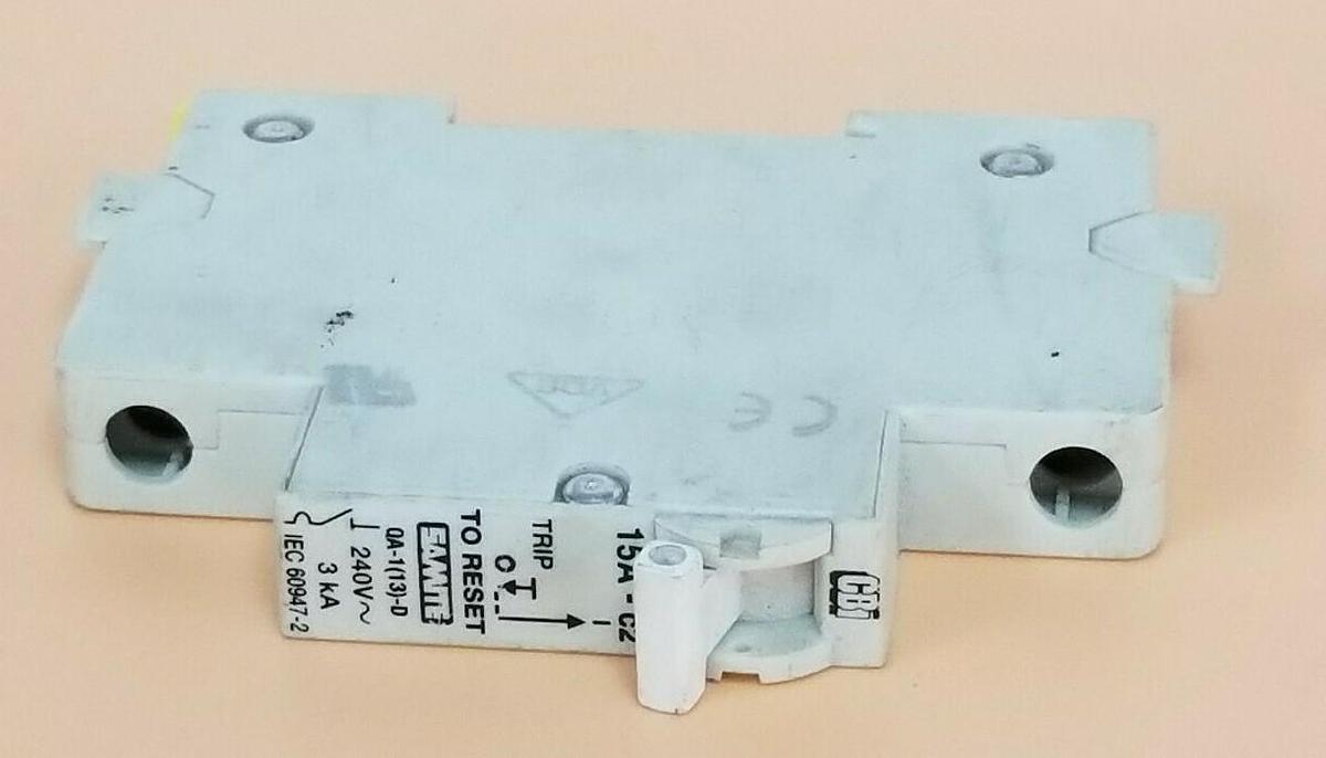 Used CBI / SAMITE QA-1(13)D CITCUIT BREAKER 15A-C2 240V 3kA 230-400V 60947-2