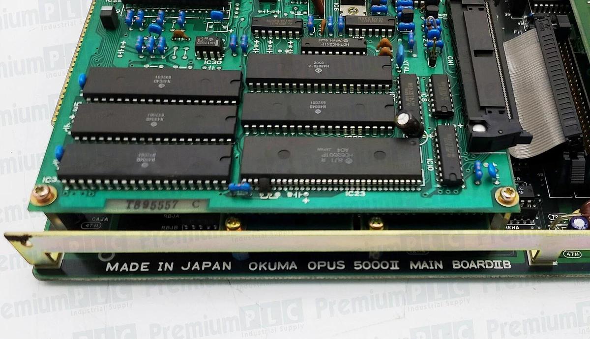 Used OKUMA OPUS 5000II E4809-045-091-E MAIN BOARD W/ E0227-702-008 BUBBLE MEMORY