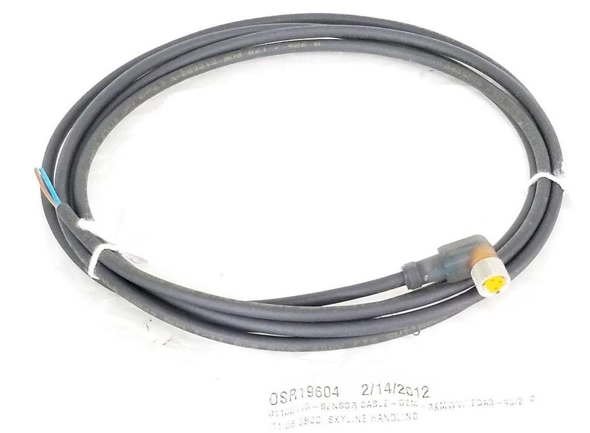 Used NEW LUMBERG RKMWV/LED A 3-224/2 M CZ 1128 CONNECTOR CABLE 31100118, RKMWV/LEDA3