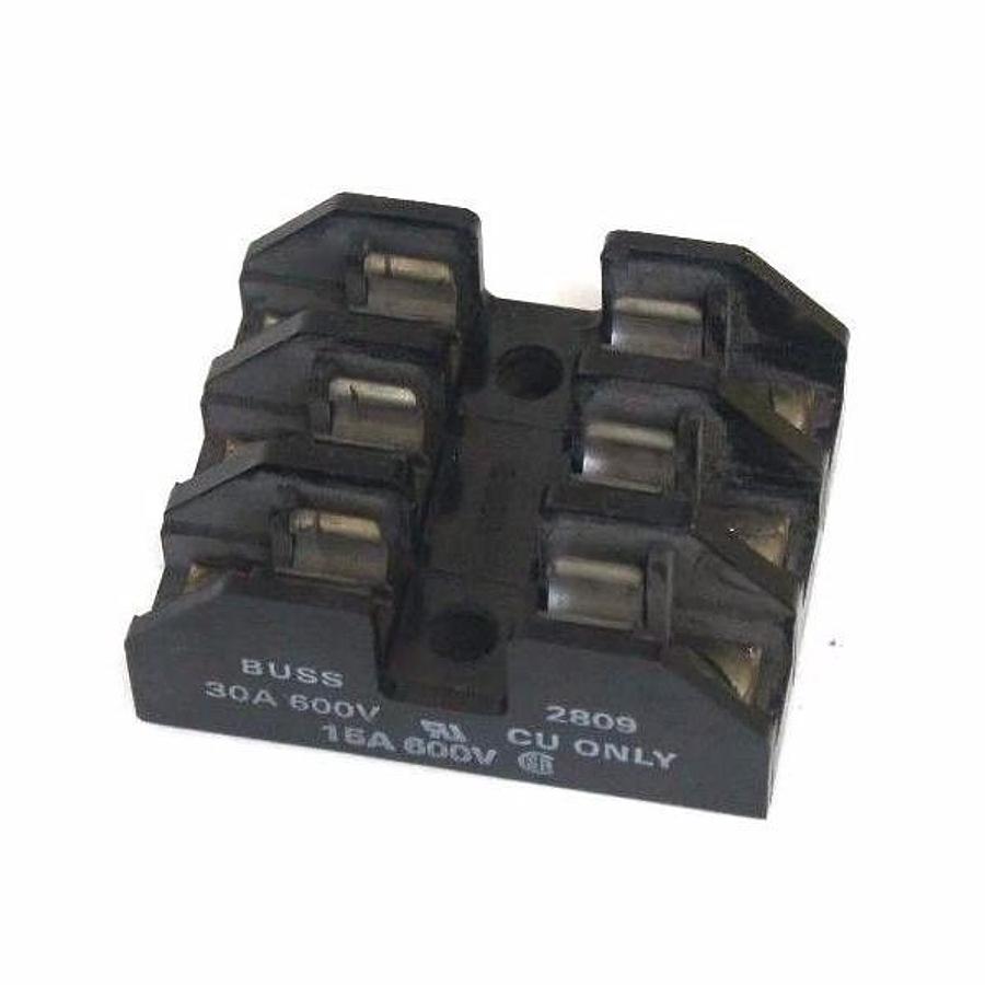 Used BUSS 2809 FUSE HOLDER 30A, 600V