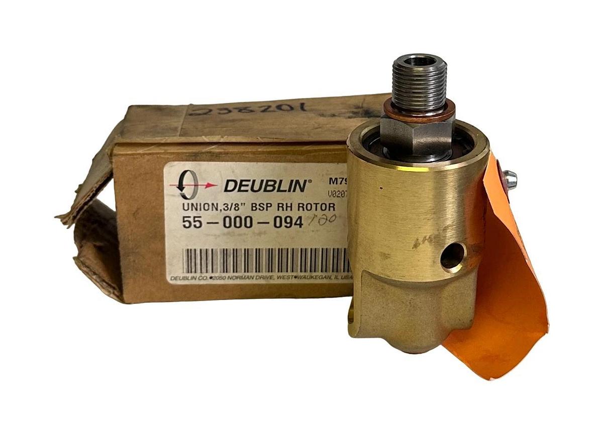 NEW DEUBLIN 55-000-094 / 55000094 ROTARY UNION 3/8'' BSP RH ROTOR M796730 BRASS