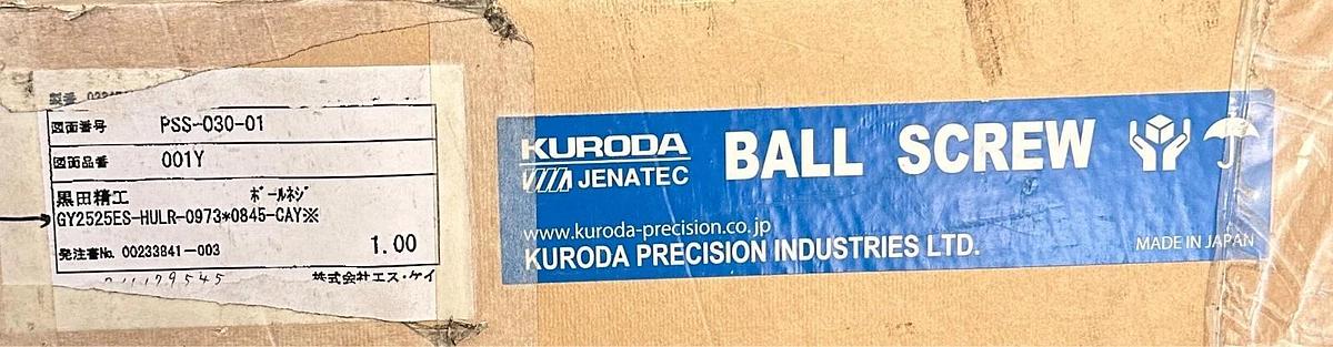 KURODA SEIKO GY252ES-HULR-0973*0845-CAY / PSS-030-01 PRECISION BALL SCREW NSMP