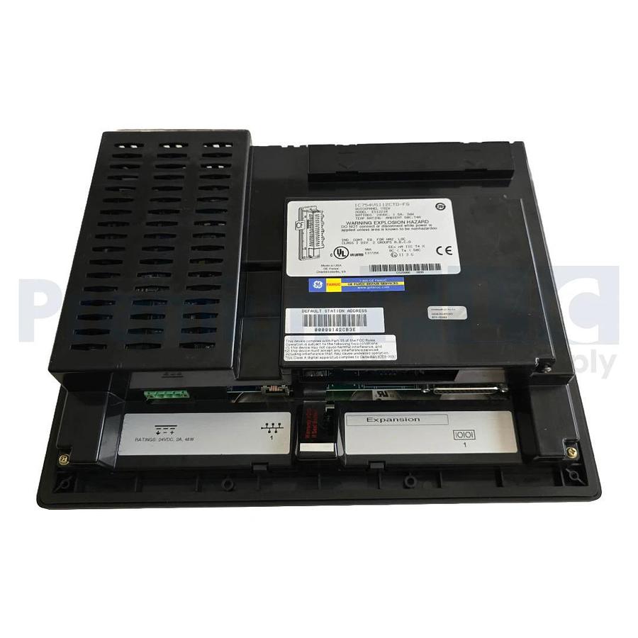 Refurbished GE Fanuc IC754VSI12CTD-FG QuickPanel View 12" HMI Panel 24VDC ES1221R Reman.