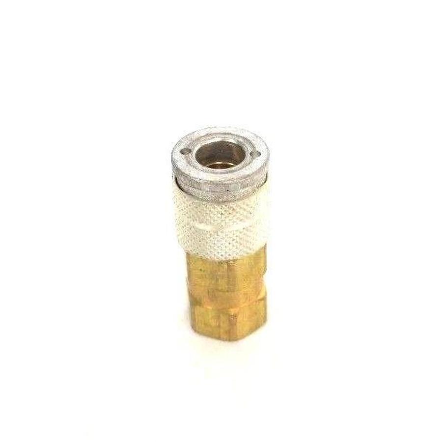 LOT OF 3 NEW HANSEN 21AS-25F QUICK CONNECT FITTINGS 1/4" FEMALE, 21AS25F