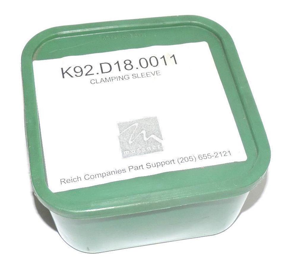 Used NEW MOSSNER K92-D18-0011 CLAMPING SLEEVE K92D180011