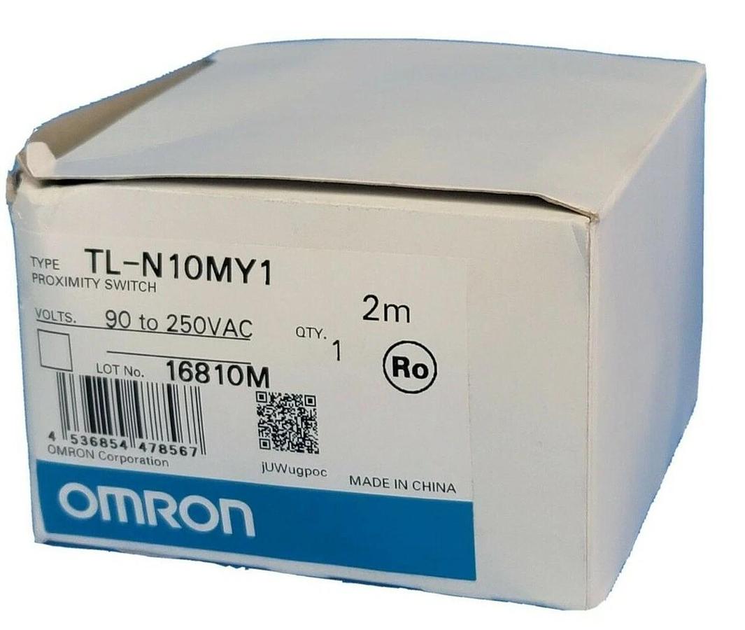 Used NIB OMRON TL-N10MY1 PROXIMITY SWITCH TLN10MY1, 90 TO 250VAC 2M