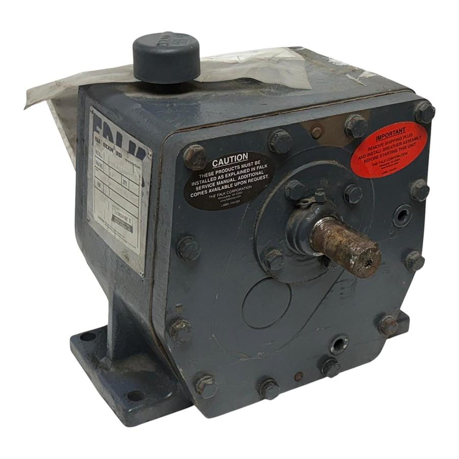 Used Falk RK1020FC2A Enclosed Gear Drive Speed Reducer 20.570 Ratio 0752129 1020F-C2A