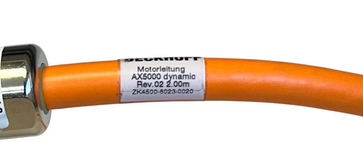 BECKHOFF ZK4500-8023-0020 / ZK450080230020 MOTOR CABLE AX5000 SPEEDTEC 2M NSNP