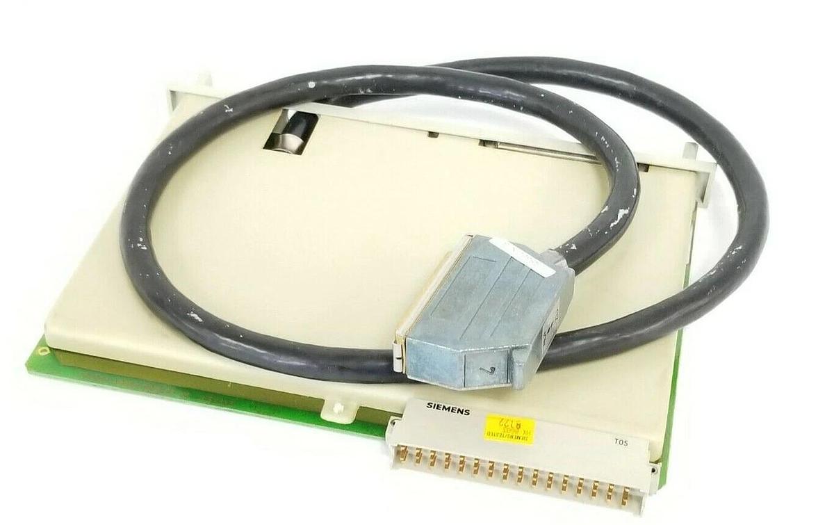 Used SIEMENS 6ES5 312-3AB31 INTERFACE MODULE W/ CABLE GWK-X20 C79040-A0092-C216-05-85