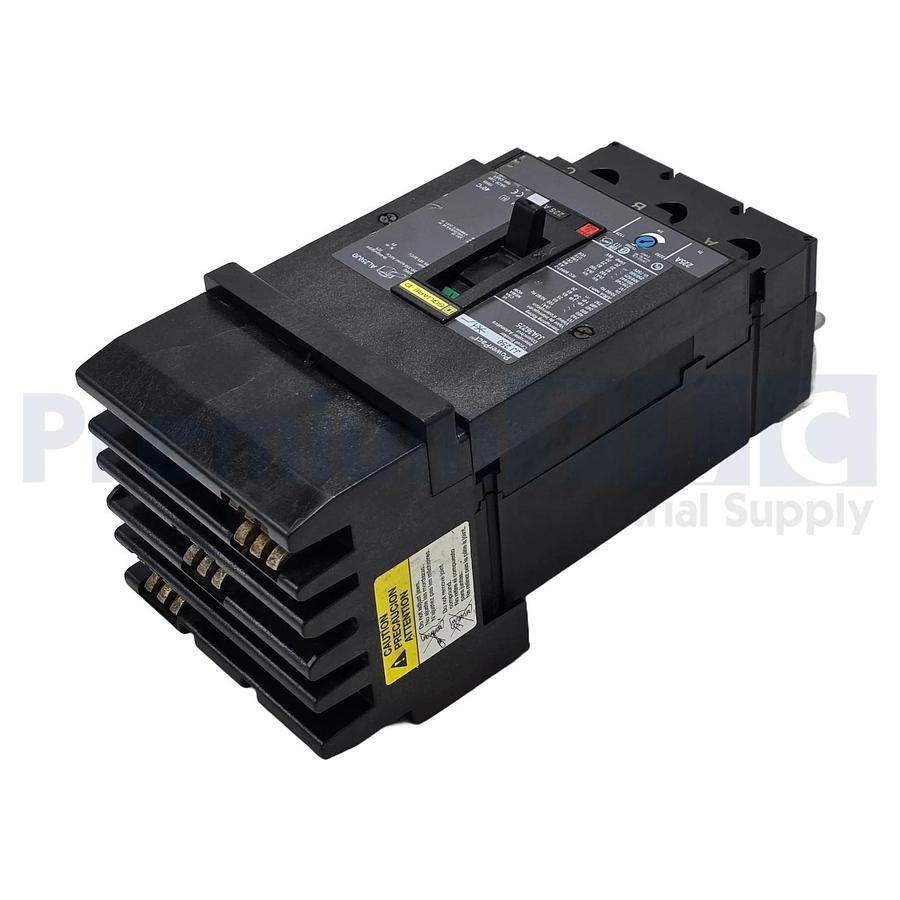 SQUARE D JJA36225 PowerPact JJ 250 CIRCUIT BREAKER 225A, 3-POLE, 600VAC NSNP 785901795681