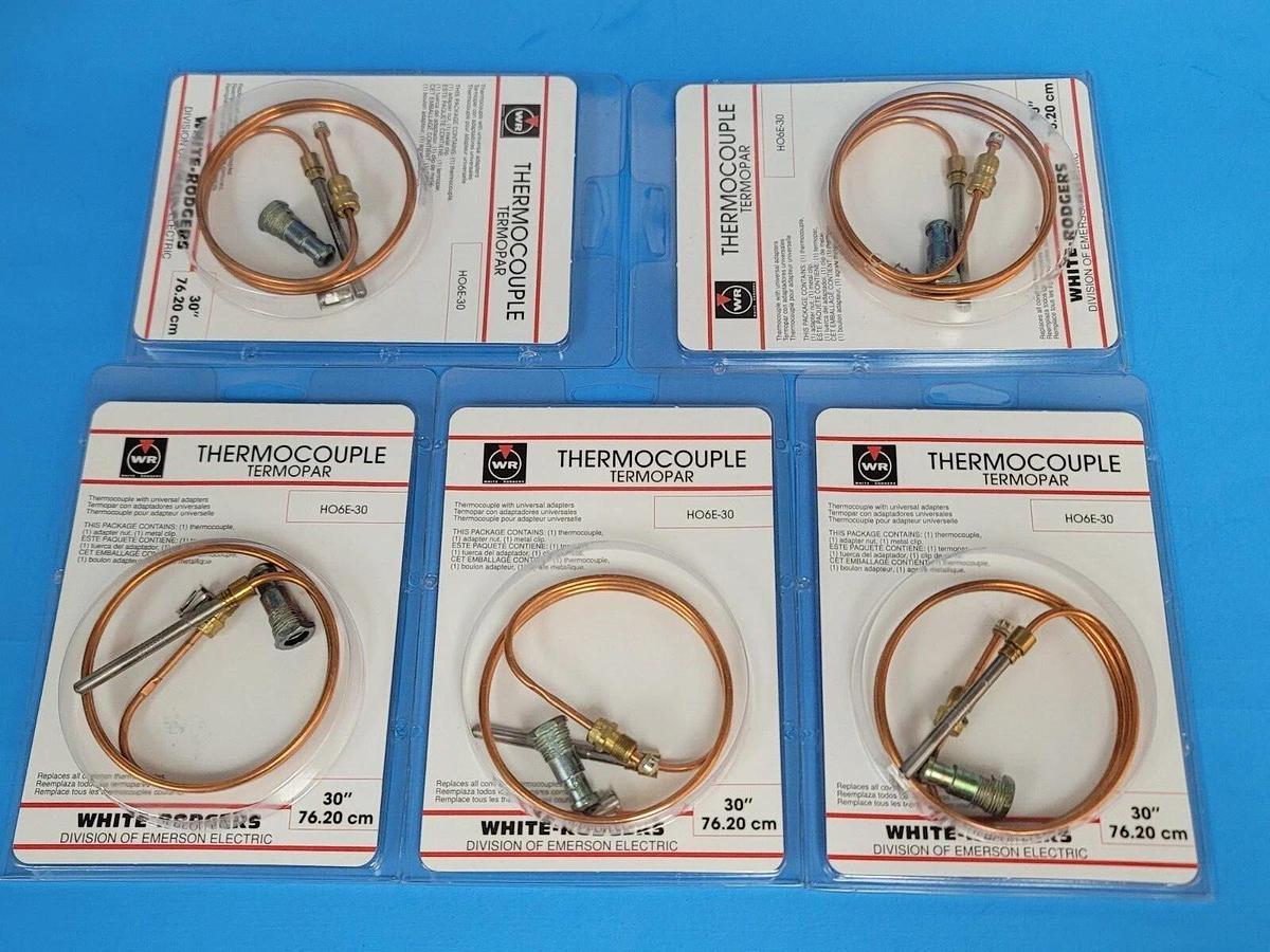 Used BOX OF 5 NEW WHITE-RODGERS H06E-30 THERMOCOUPLES 30''