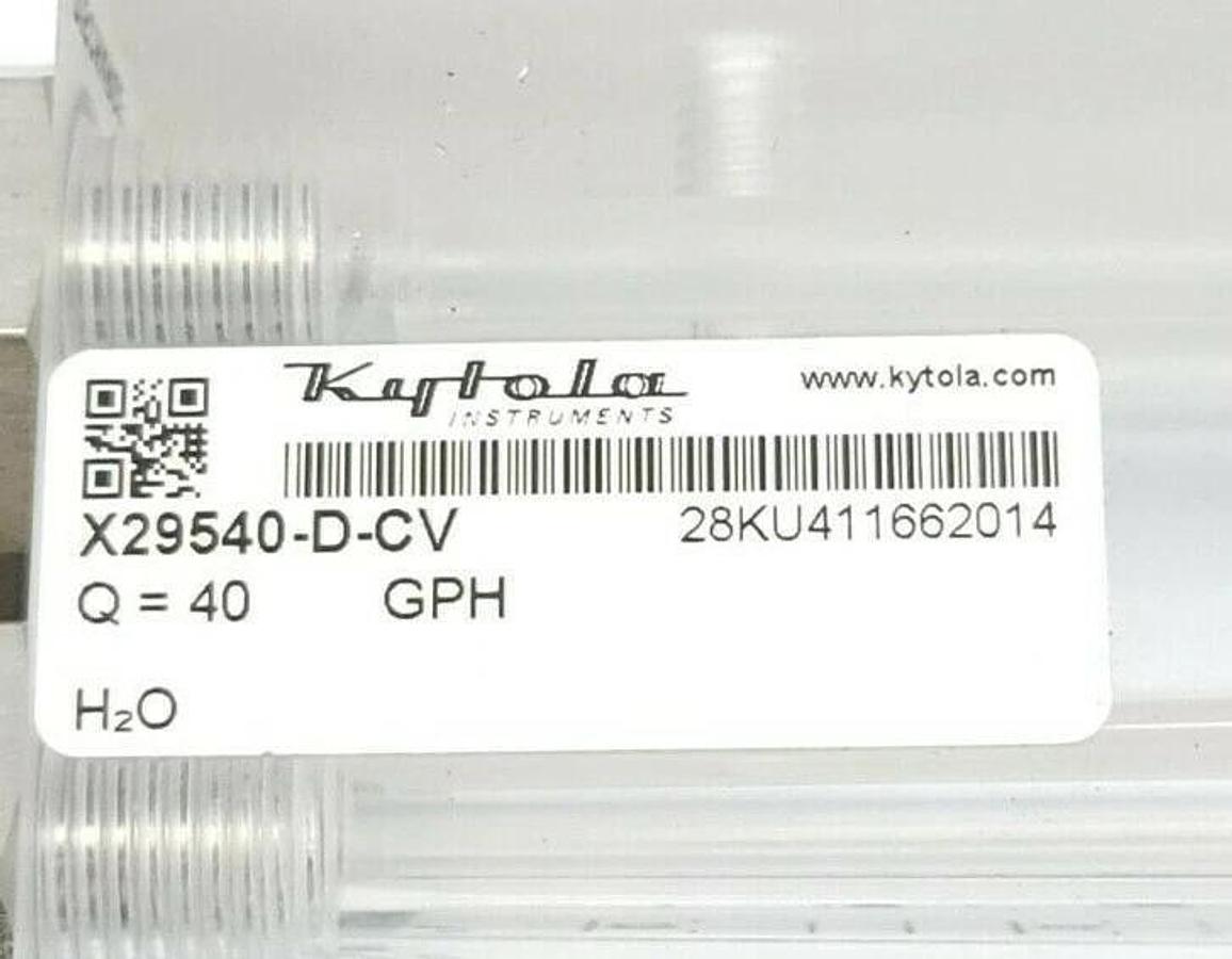 NEW KYTOLA X29540-D-CV SEAL GARD II FLOWSERVE GPH FLOWMETER
